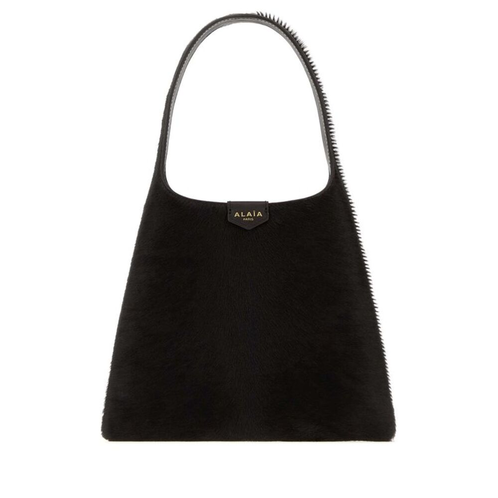 Alaia Women Dark Brown Calf Hair Handbag